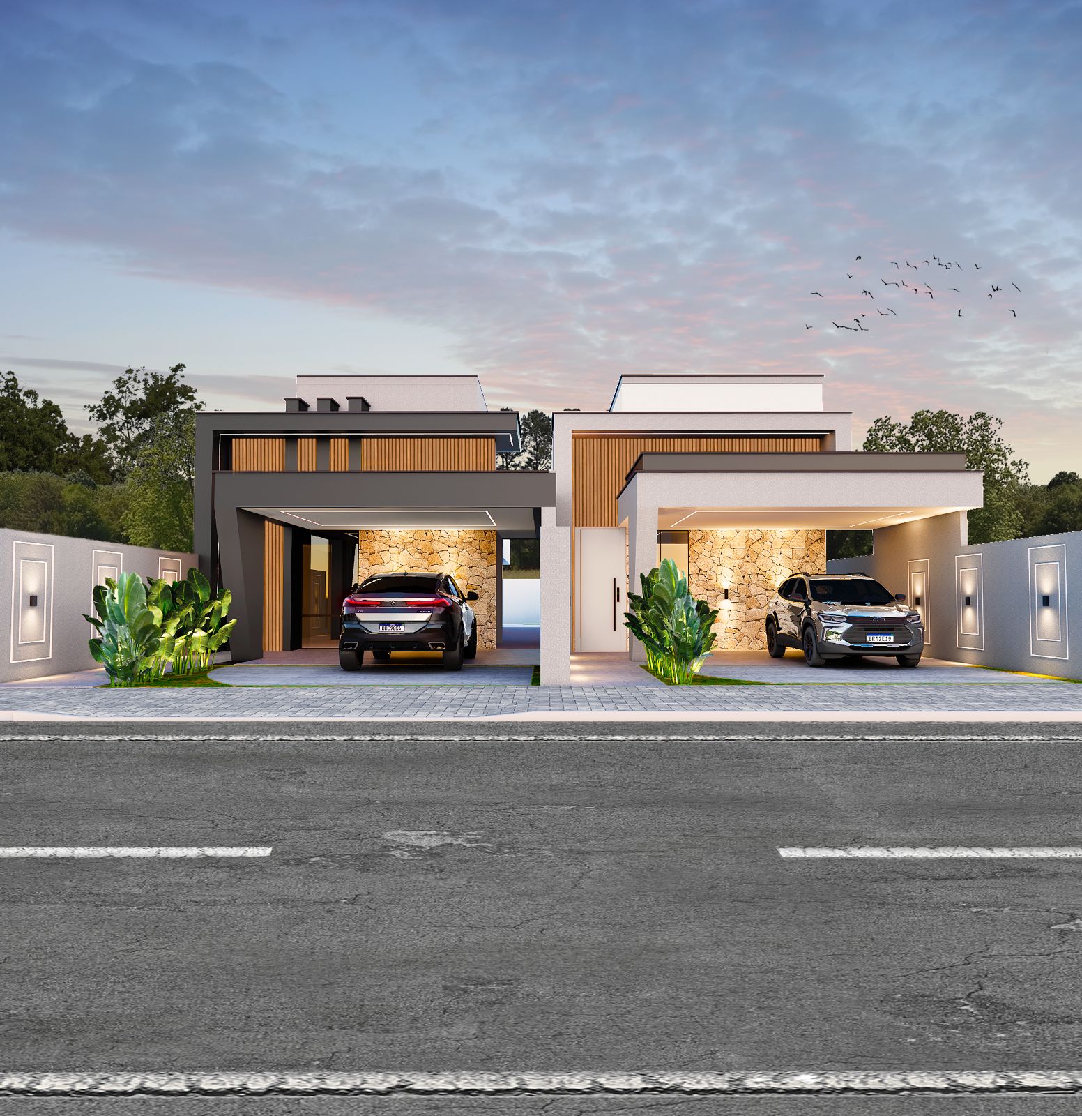 Casa alto padrão com 3 suítes, piscina e área gourmet no Bosque da Mata – Tijucas/SC